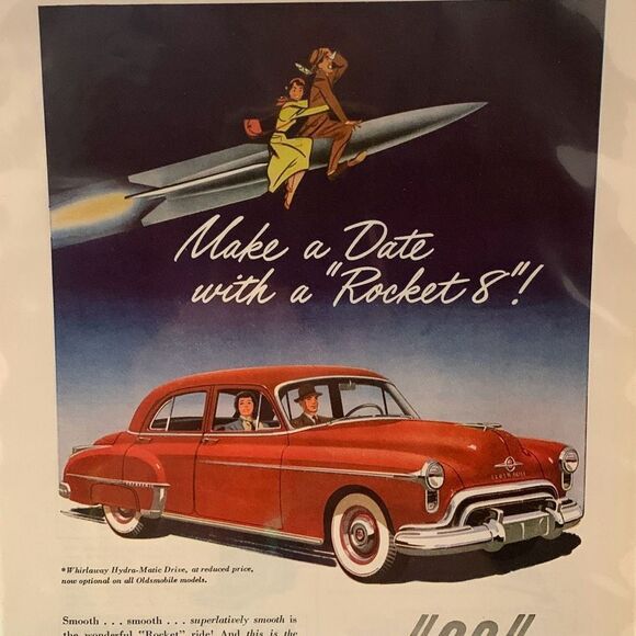 Vintage Oldsmobile 88 Rocket 8 Oldsmobile 88 Ad Advertisement - Picture 4 of 4